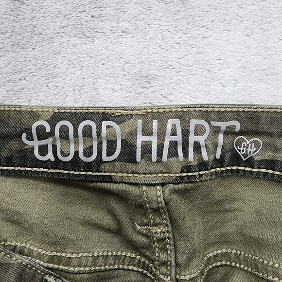 Matilda Jane Good Hart Pants Womens 10 Green Camo Denham Skinny Ankle Stretch - Picture 6 of 13